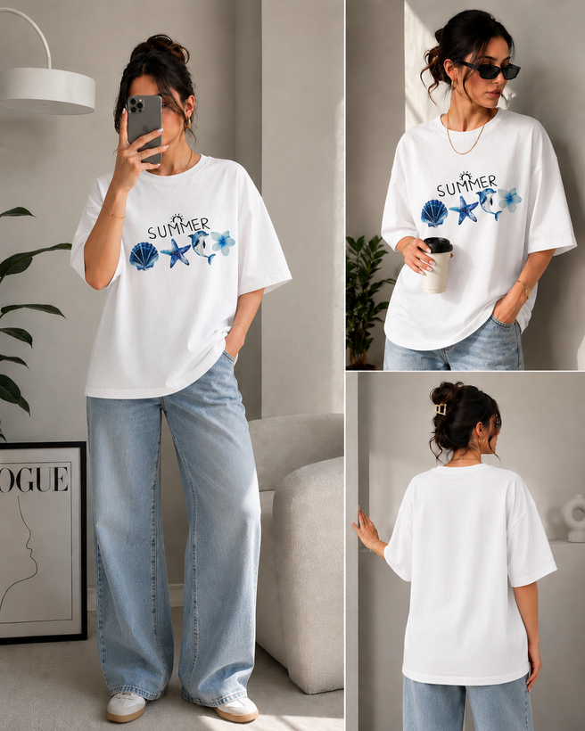 تیشرت باکسی سامر z